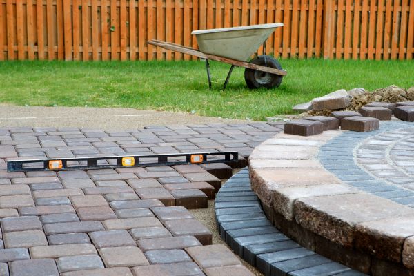 Patio Brick Installation in Woodbridge