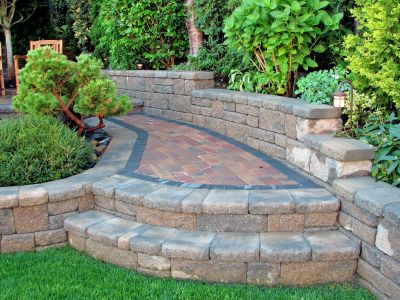 Brick Hardscape Construction
