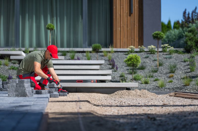 Clay Pavers Installation
