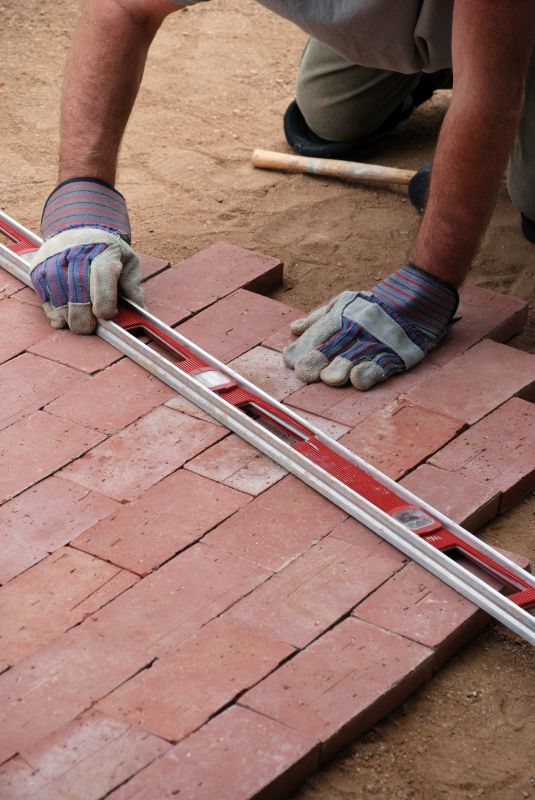 Brick Pavers Installation detail