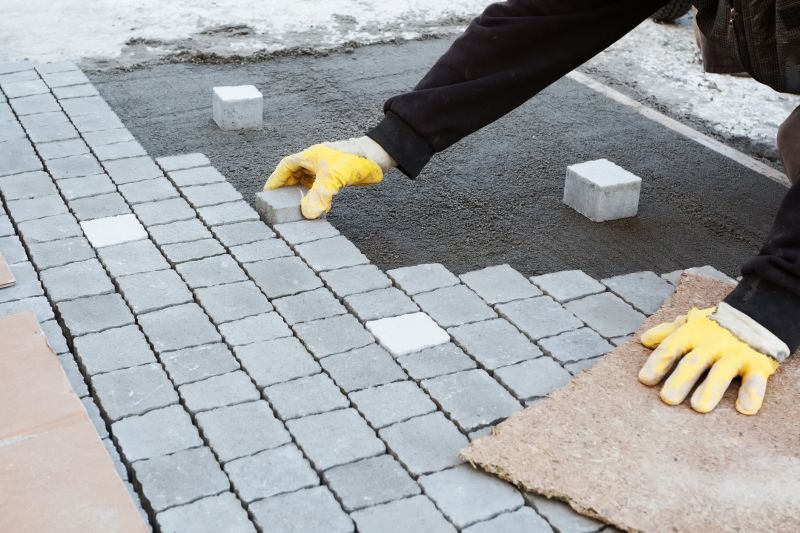 Patio Brick Installation detail