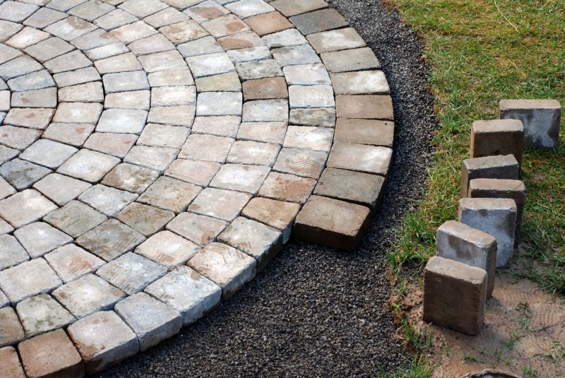 Patio Brick Installation detail