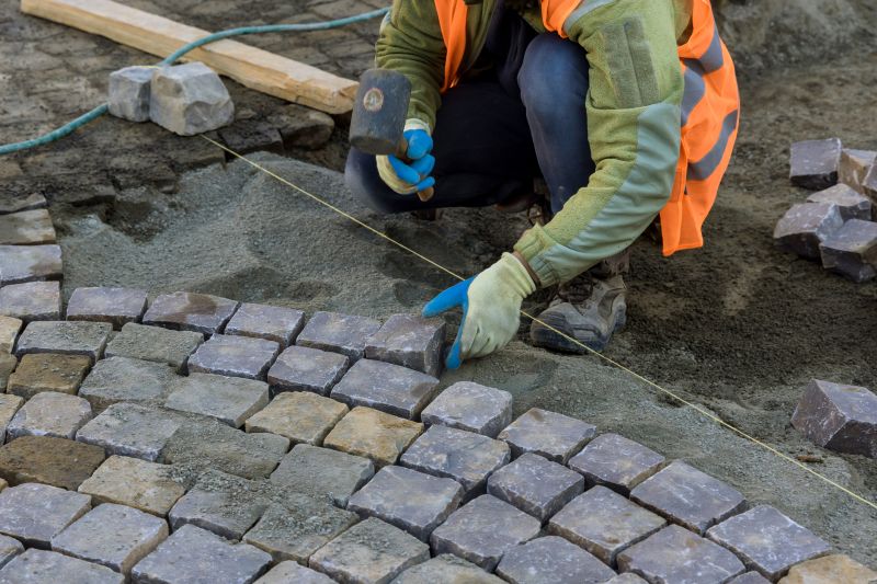 Limestone Pavers Installation