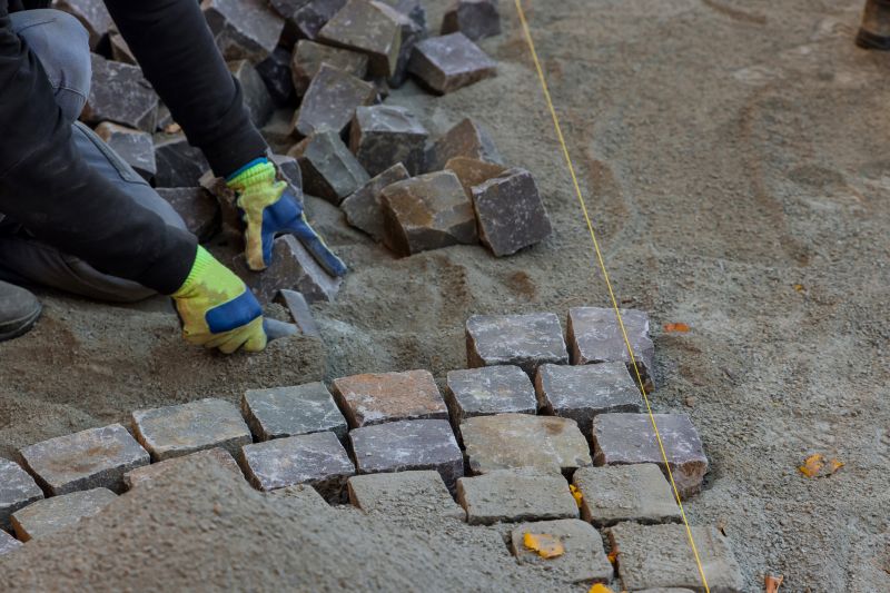 Limestone Pavers Installation
