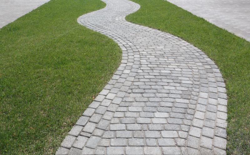Sidewalk Pavers Installation