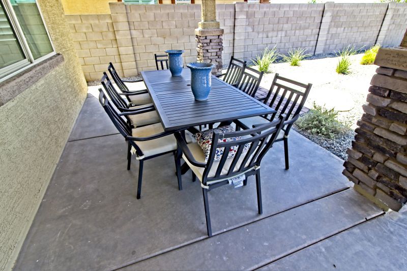 Slate Patio Installation
