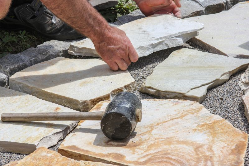 Slate Pavers Installation
